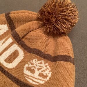 Timberland Ski  Hat Logo Pom Pom Hat